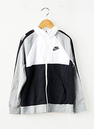 Veste casual poches gris NIKE garçon