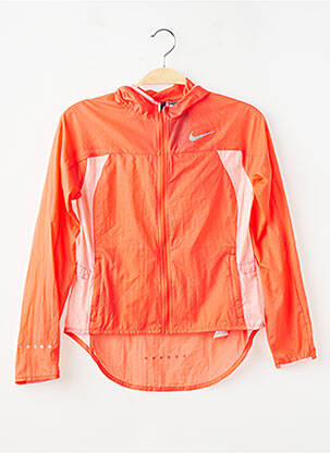 Coupe-vent poches a capuche orange NIKE fille