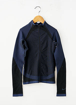 Veste casual fermeture zippée sur le devant bleu NIKE femme