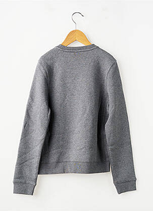 Sweat-shirt tissage chiné manches longues gris NIKE enfant