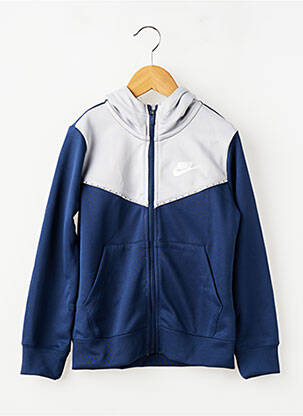 Veste casual poches bleu NIKE garçon