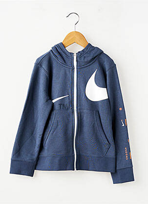 Veste casual poches bleu NIKE garçon
