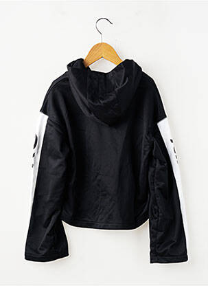 Sweat-shirt à capuche stretch manches longues noir NIKE fille