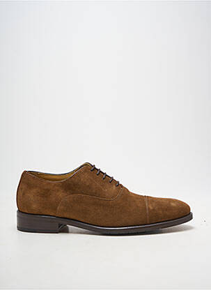 Derbies bout rond talon bas marron YVES SAINT CLAIR homme