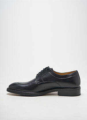 Derbies tissage satiné talon bas noir YVES SAINT CLAIR homme