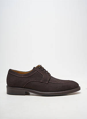 Derbies bout rond talon bas marron YVES SAINT CLAIR homme