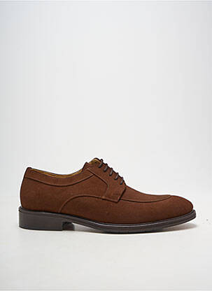 Derbies bout rond talon bas marron YVES SAINT CLAIR homme