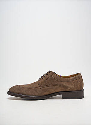 Derbies bout rond talon bas marron YVES SAINT CLAIR homme