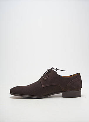 Derbies bout rond talon bas marron YVES SAINT CLAIR homme