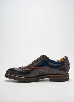 Derbies tissage satiné talon bas bleu YVES SAINT CLAIR homme