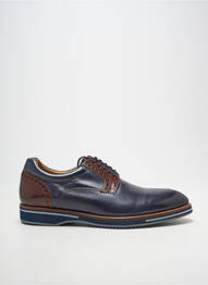 Derbies tissage satiné bout rond bleu YVES SAINT CLAIR homme