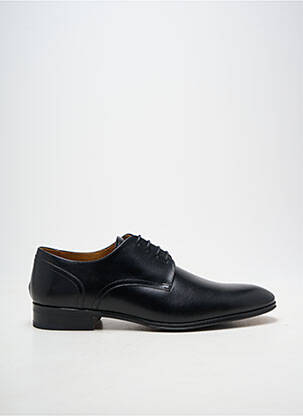 Derbies tissage satiné talon bas noir YVES SAINT CLAIR homme