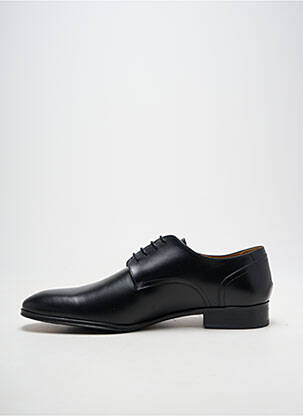 Derbies tissage satiné talon bas noir YVES SAINT CLAIR homme