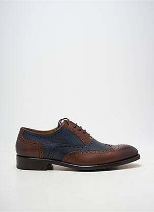 Derbies tissage satiné talon bas bleu YVES SAINT CLAIR homme