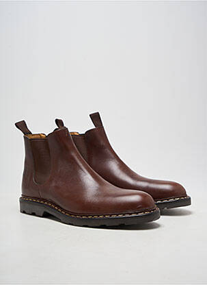 Bottines/boots  talon bas marron HARDRIGE homme