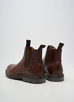 Bottines/boots  talon bas marron HARDRIGE homme