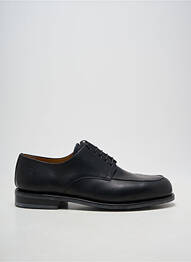 Derbies bout rond talon bas noir HARDRIGE homme