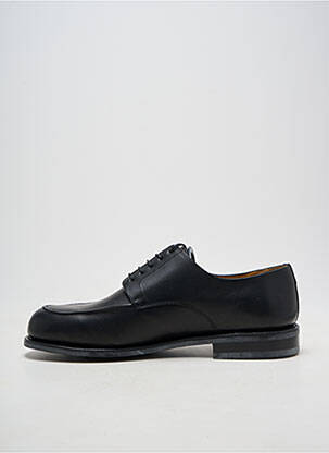 Derbies bout rond talon bas noir HARDRIGE homme