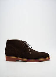 Bottines/boots fermeture lacets talon bas marron YVES SAINT CLAIR homme