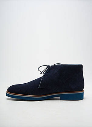 Bottines/boots fermeture lacets talon bas bleu YVES SAINT CLAIR homme