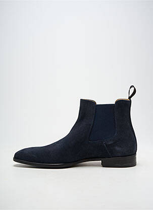 Bottines/boots talon bas talon bas bleu YVES SAINT CLAIR homme