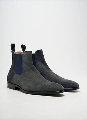 Bottines/boots talon bas talon bas bleu YVES SAINT CLAIR homme