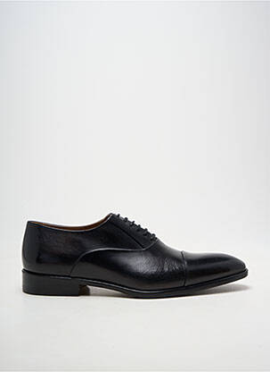 Derbies bout pointu talon bas noir YVES SAINT CLAIR homme
