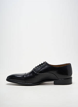 Derbies bout pointu talon bas noir YVES SAINT CLAIR homme