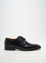 Derbies tissage satiné talon bas noir YVES SAINT CLAIR homme