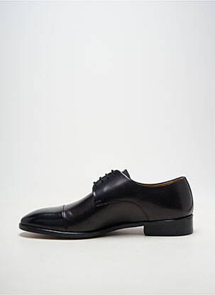 Derbies tissage satiné talon bas noir YVES SAINT CLAIR homme