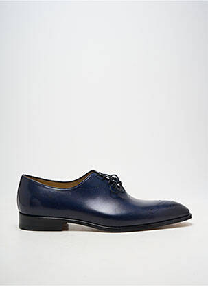 Derbies type de semelle amortissante talon bas bleu YVES SAINT CLAIR homme
