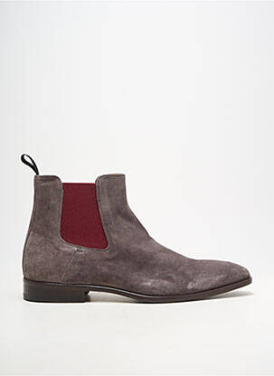 Bottines/boots talon bas talon bas gris YVES SAINT CLAIR homme