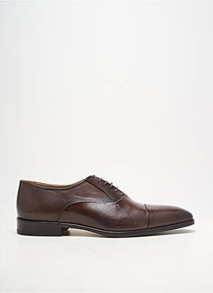 Derbies type de semelle amortissante talon bas marron YVES SAINT CLAIR homme