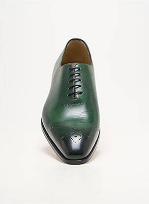 Derbies type de semelle amortissante talon bas vert YVES SAINT CLAIR homme
