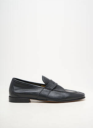 Mocassins matière lisse talon bas noir YVES SAINT CLAIR homme