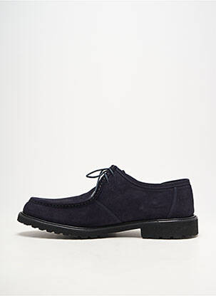 Derbies bout rond talon bas bleu YVES SAINT CLAIR homme