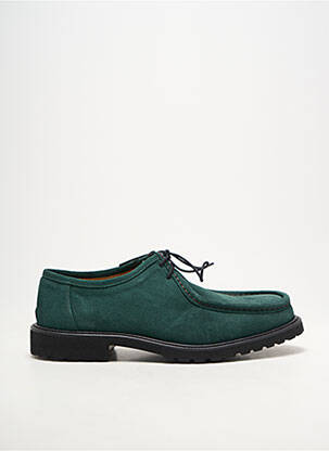 Derbies bout rond talon bas vert YVES SAINT CLAIR homme