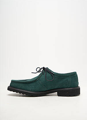 Derbies bout rond talon bas vert YVES SAINT CLAIR homme