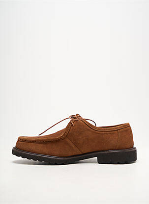 Derbies bout rond talon bas marron YVES SAINT CLAIR homme