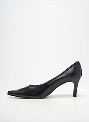 Escarpins bout pointu talon de 7 à 9cm noir ANDREA DAPHANE femme