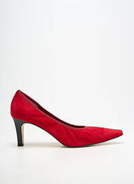Escarpins bout pointu talon de 7 à 9cm rouge ANDREA DAPHANE femme