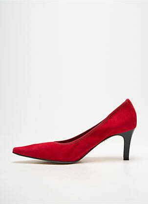 Escarpins bout pointu talon de 7 à 9cm rouge ANDREA DAPHANE femme