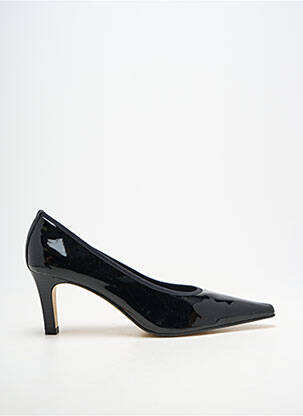Escarpins matière lisse talon de 7 à 9cm noir ANDREA DAPHANE femme