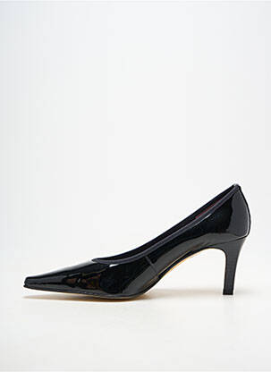 Escarpins matière lisse talon de 7 à 9cm noir ANDREA DAPHANE femme