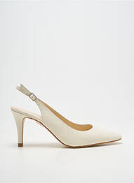 Escarpins fermeture boucle(s) talon de 7 à 9cm beige ANDREA DAPHANE femme