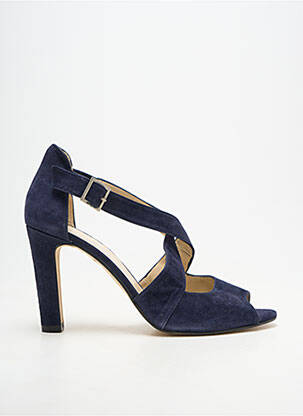 Sandales/nu pieds type de semelle amortissante talon de 7 à 9cm bleu ANDREA DAPHANE femme
