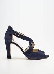 Sandales/nu pieds type de semelle amortissante talon de 7 à 9cm bleu ANDREA DAPHANE femme