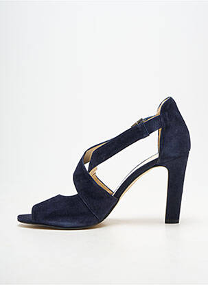 Sandales/nu pieds type de semelle amortissante talon de 7 à 9cm bleu ANDREA DAPHANE femme