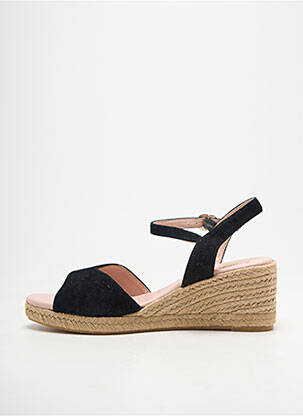 Espadrilles fermeture boucle(s) talon de 7 à 9cm noir CARMEN SAIZ femme