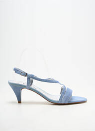 Sandales/nu pieds fermeture boucle(s) talon de 7 à 9cm bleu KESS femme